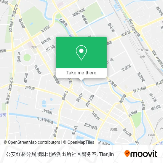 公安红桥分局咸阳北路派出所社区警务室 map