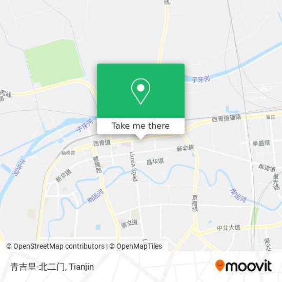 青吉里-北二门 map