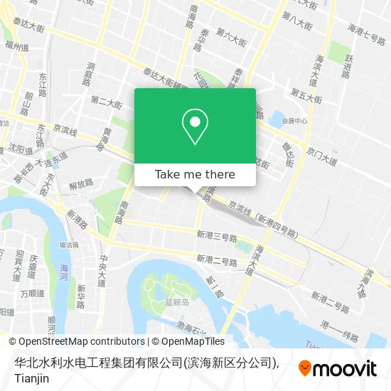 华北水利水电工程集团有限公司(滨海新区分公司) map