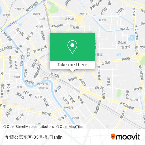 华馨公寓东区-33号楼 map