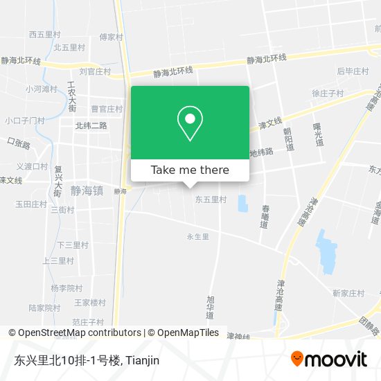 东兴里北10排-1号楼 map