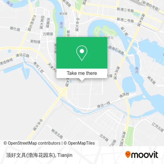 顶好文具(渤海花园东) map