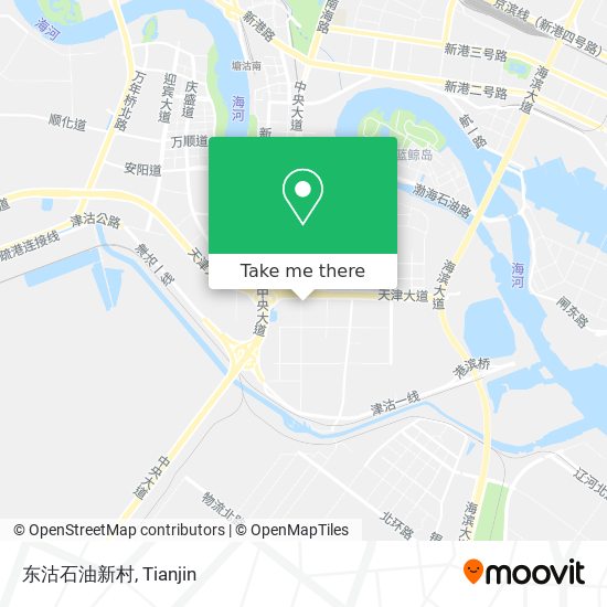 东沽石油新村 map