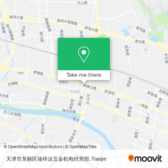 天津市东丽区瑞祥达五金机电经营部 map