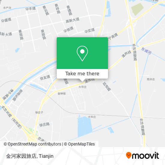 金河家园旅店 map