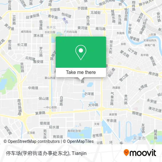 停车场(学府街道办事处东北) map