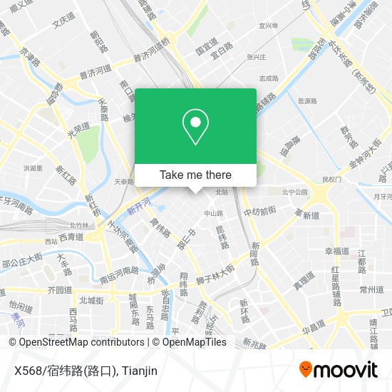 X568/宿纬路(路口) map