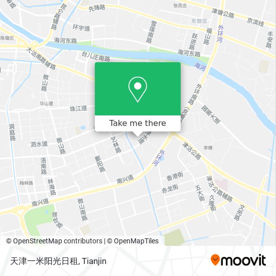 天津一米阳光日租 map