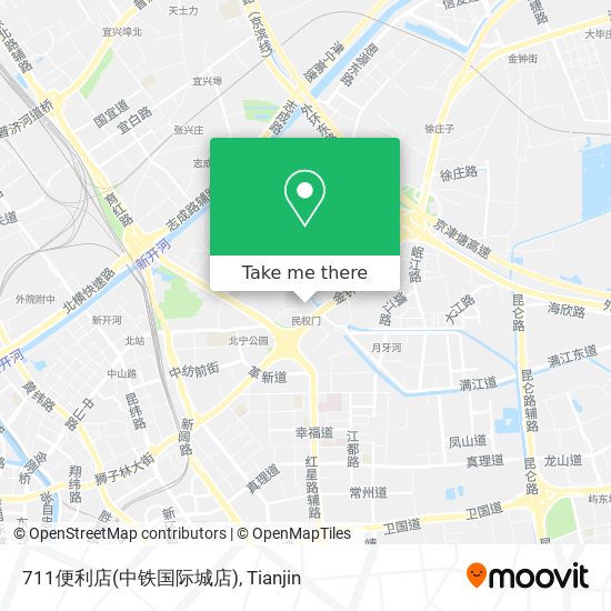 711便利店(中铁国际城店) map