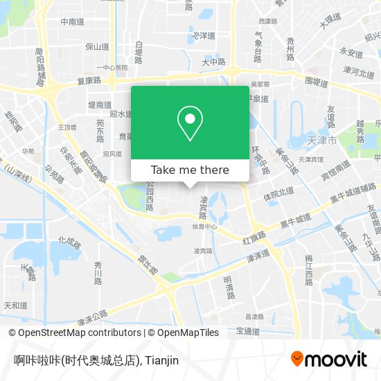 啊咔啦咔(时代奥城总店) map