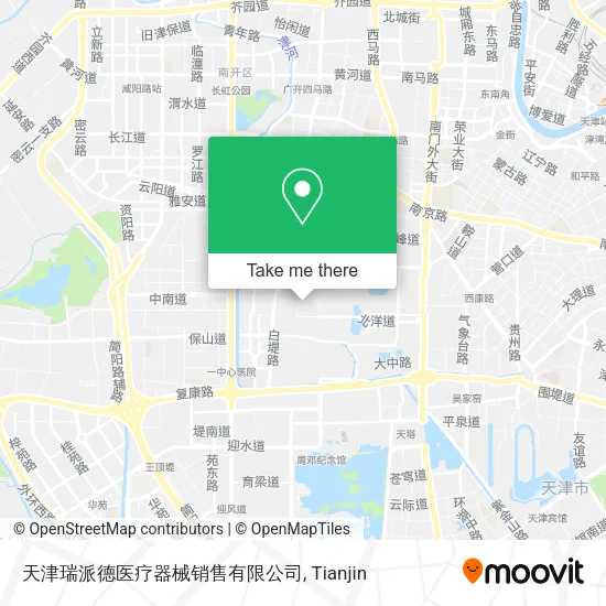 天津瑞派德医疗器械销售有限公司 map