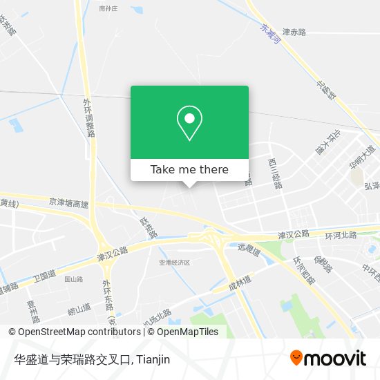 华盛道与荣瑞路交叉口 map