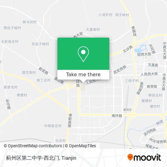 蓟州区第二中学-西北门 map