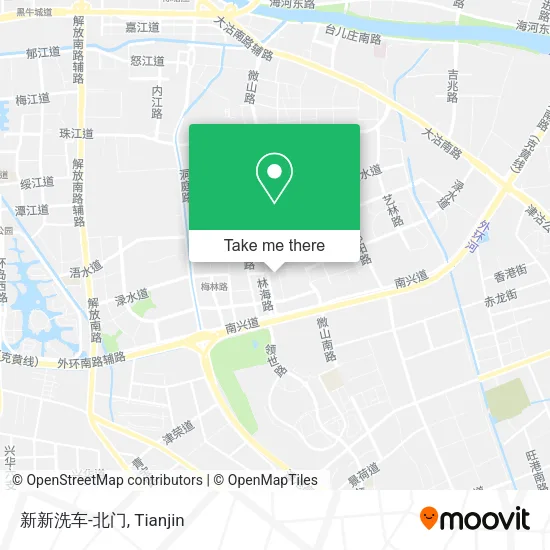 新新洗车-北门 map