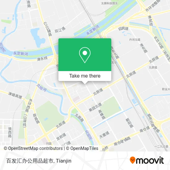 百发汇办公用品超市 map