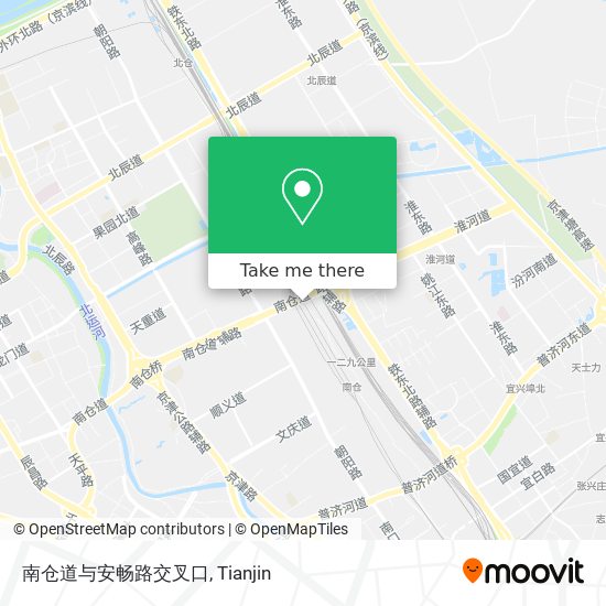 南仓道与安畅路交叉口 map