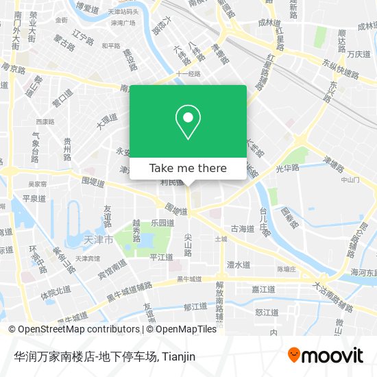 华润万家南楼店-地下停车场 map