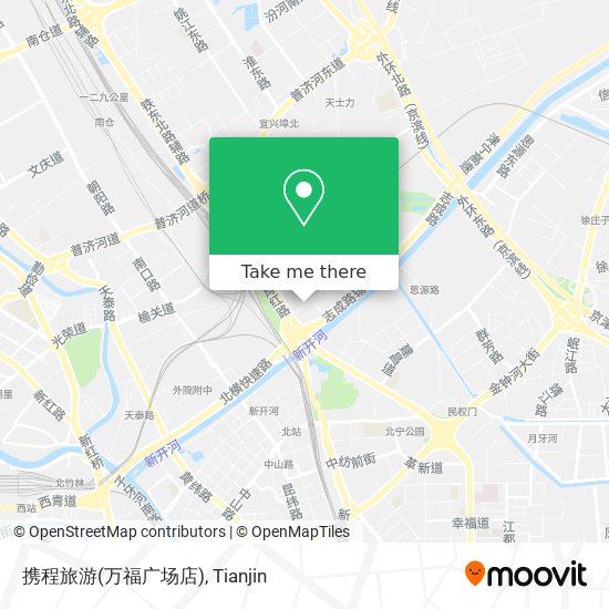 携程旅游(万福广场店) map