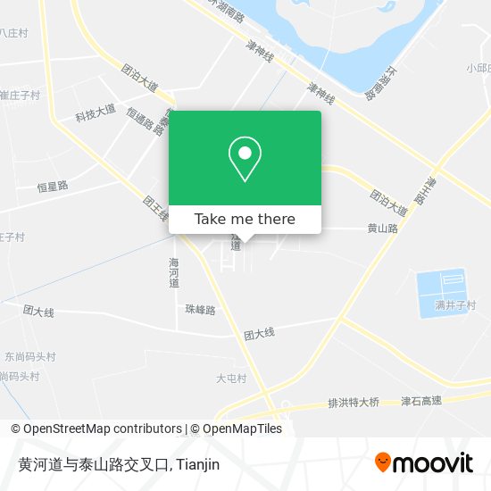 黄河道与泰山路交叉口 map