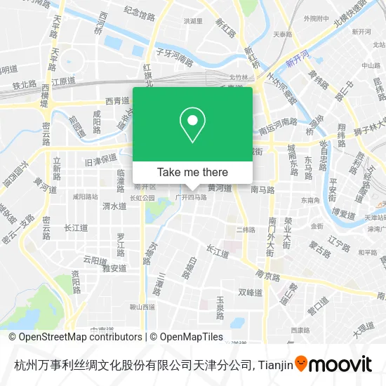 杭州万事利丝绸文化股份有限公司天津分公司 map