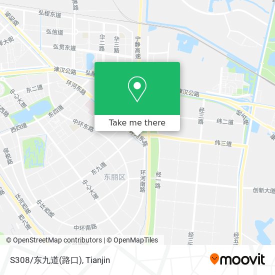 S308/东九道(路口) map