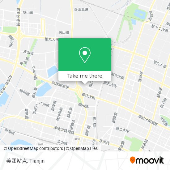 美团站点 map