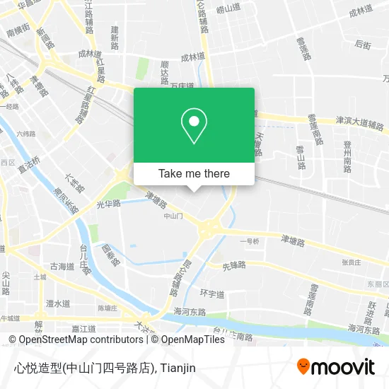 心悦造型(中山门四号路店) map