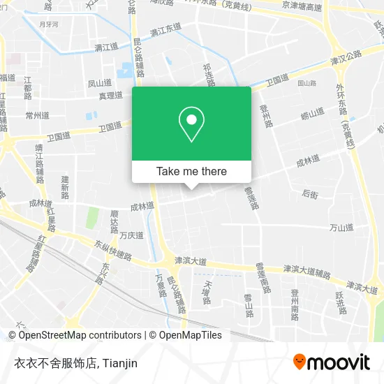 衣衣不舍服饰店 map