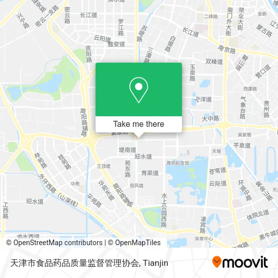 天津市食品药品质量监督管理协会 map