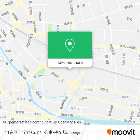 河东区广宁路街老年公寓-停车场 map