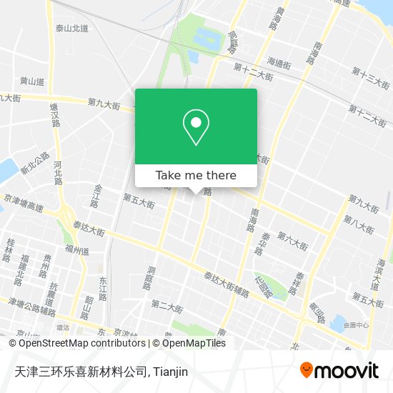 天津三环乐喜新材料公司 map