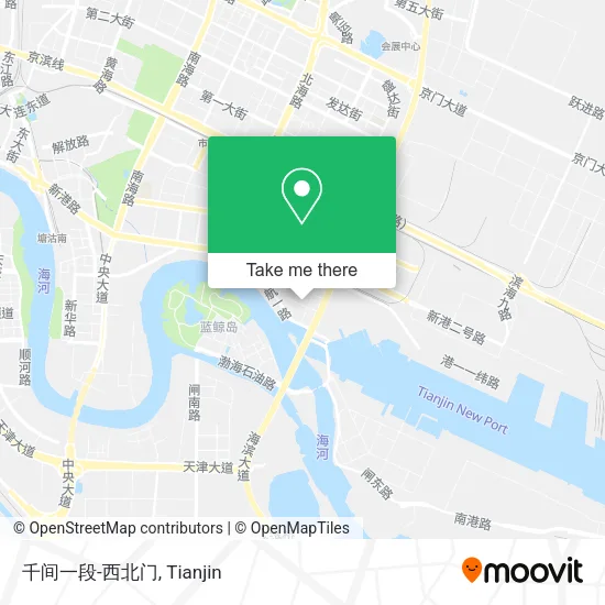 千间一段-西北门 map