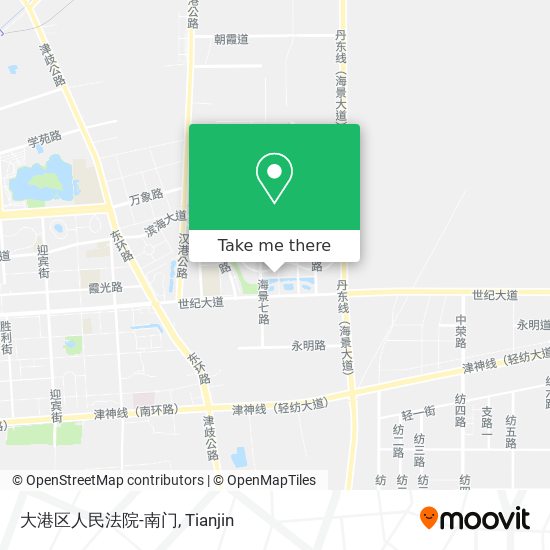 大港区人民法院-南门 map