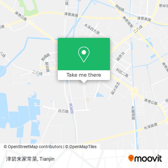 津碧来家常菜 map