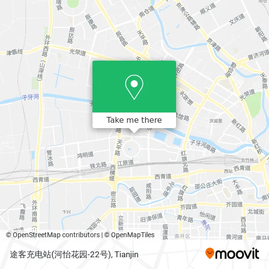 途客充电站(河怡花园-22号) map