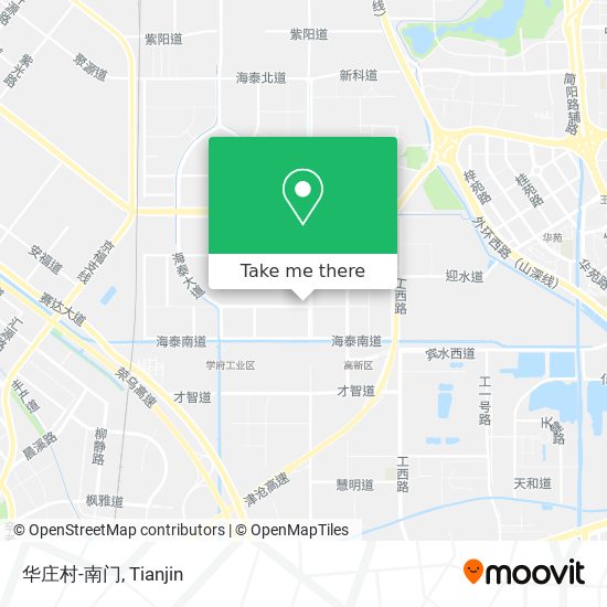 华庄村-南门 map