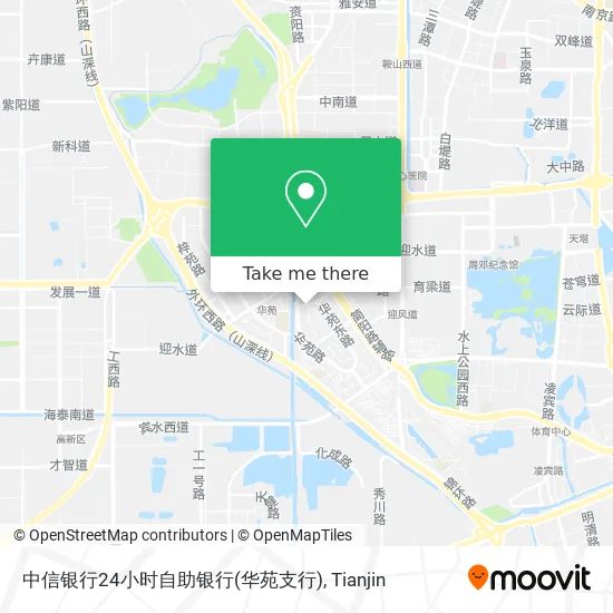 中信银行24小时自助银行(华苑支行) map