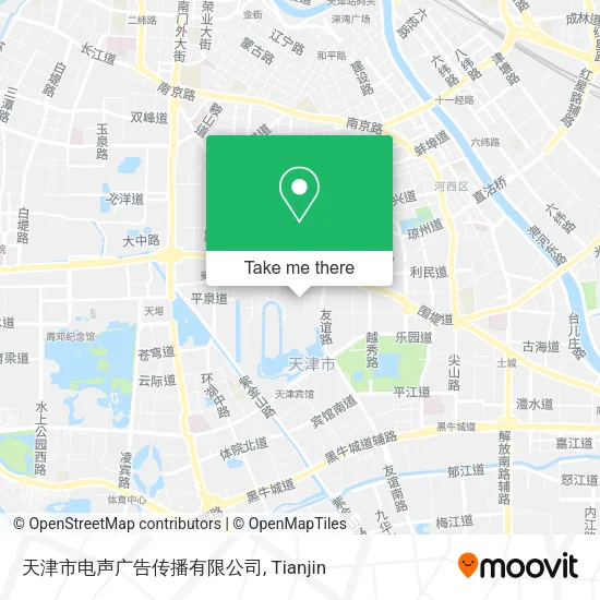 天津市电声广告传播有限公司 map