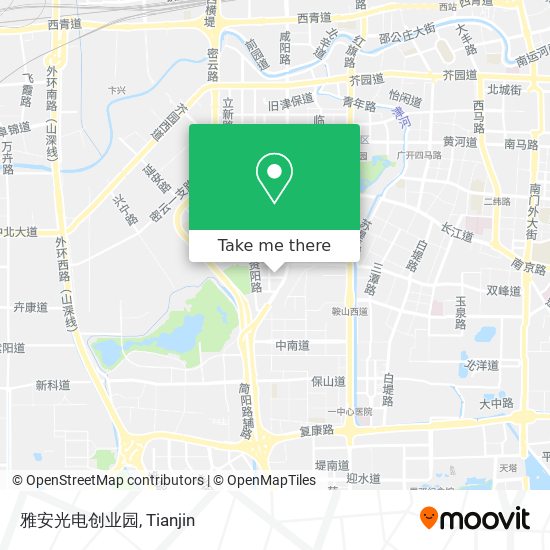 雅安光电创业园 map