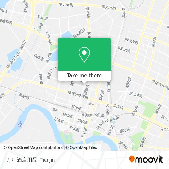 万汇酒店用品 map