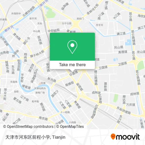 天津市河东区前程小学 map