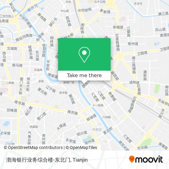 渤海银行业务综合楼-东北门 map