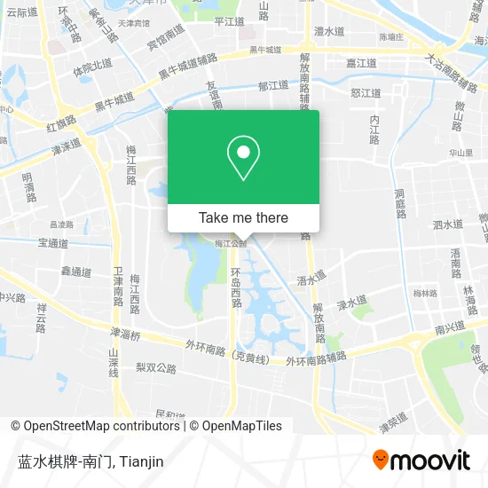 蓝水棋牌-南门 map