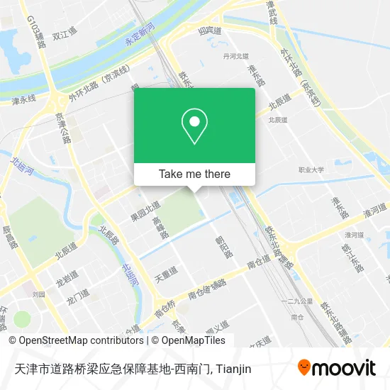天津市道路桥梁应急保障基地-西南门 map