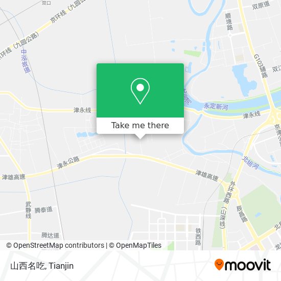 山西名吃 map