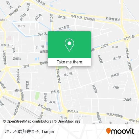 坤儿石磨煎饼果子 map