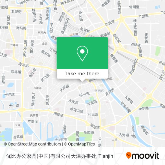 优比办公家具(中国)有限公司天津办事处 map