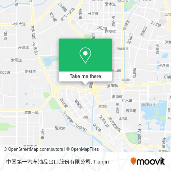中国第一汽车油品出口股份有限公司 map