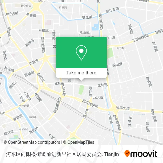 河东区向阳楼街道前进新里社区居民委员会 map