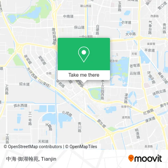 中海·御湖翰苑 map